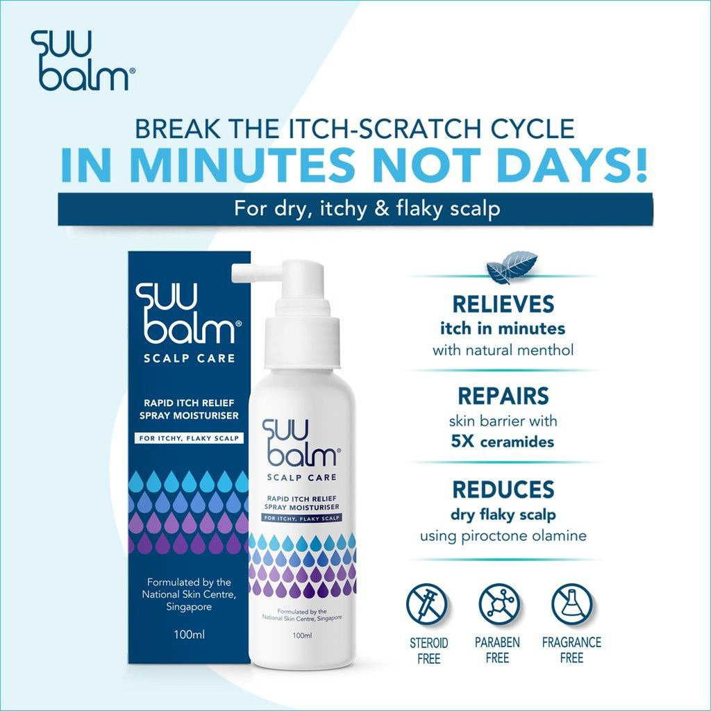 Suu Balm Rapid Itch Relief Scalp Spray Moisturiser