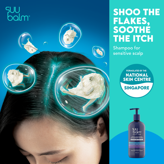 Suu Balm Gentle Moisturising Anti Dandruff Shampoo Value Bundle 2 x 480ml