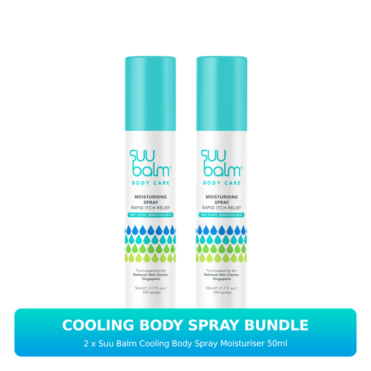 Suu Balm Cooling Body Spray Moisturiser Bundle 2 x 50ml