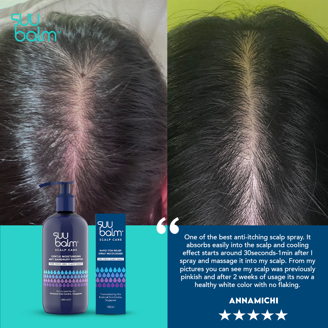 Suu Balm Gentle Moisturising Anti Dandruff Shampoo
