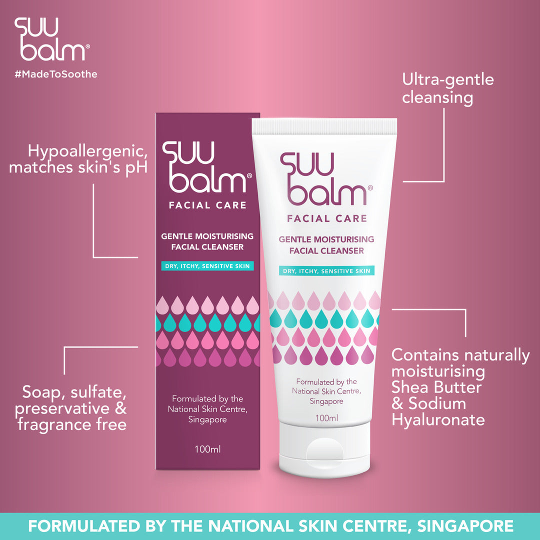 Suu Balm Gentle Moisturising Facial Cleanser 100ml