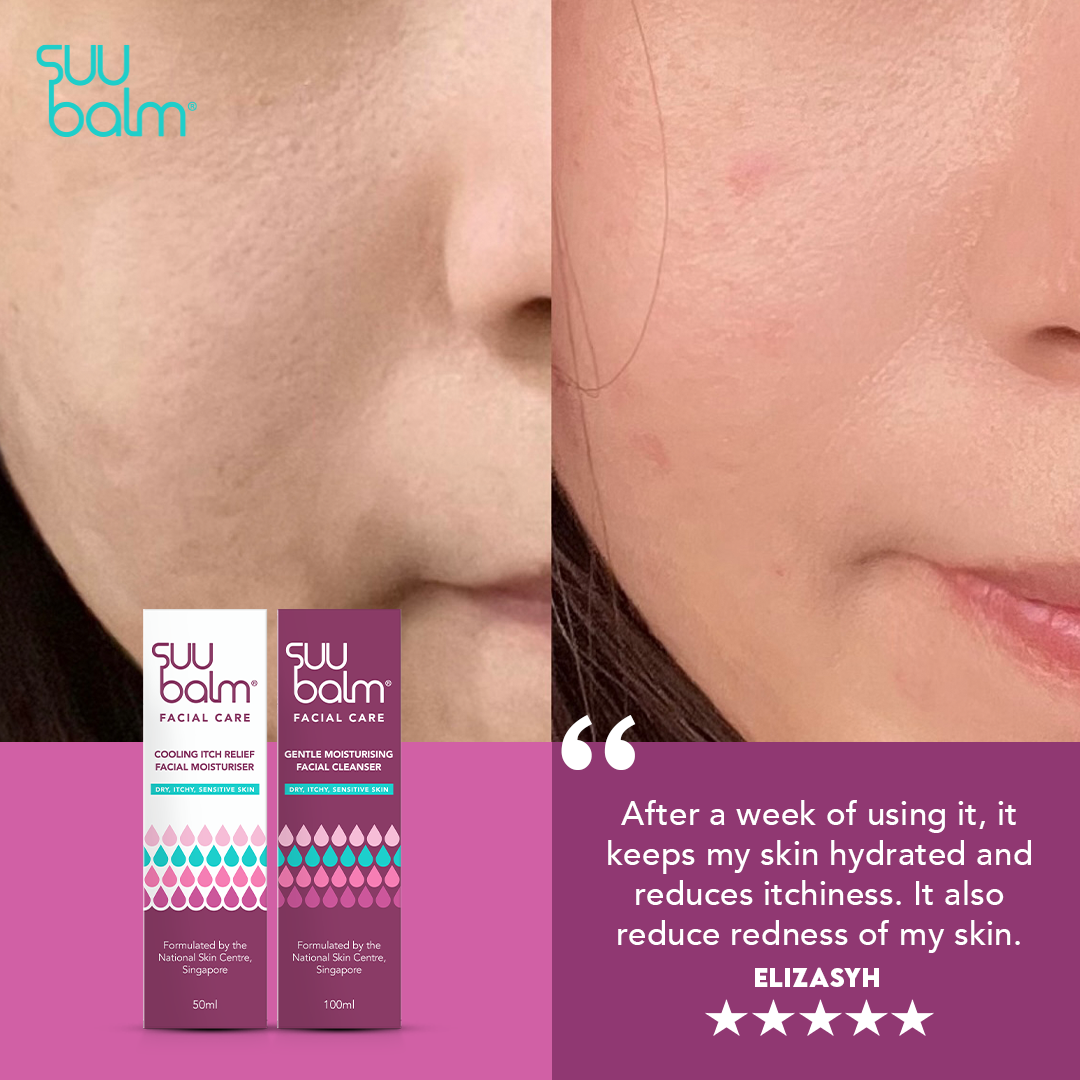 Suu Balm Cooling Itch Relief Facial Moisturiser 50ml