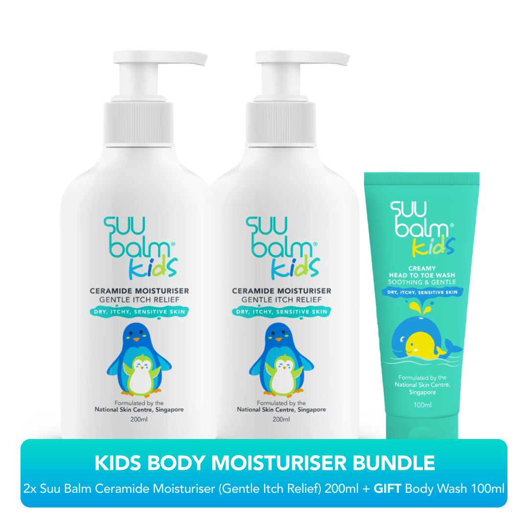 Suu Balm Kids Ceramide Moisturiser (Gentle Itch Relief) Bundle