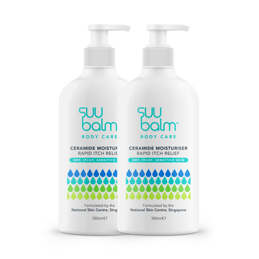 Suu Balm Ceramide Moisturiser (Rapid Itch Relief) Bundle