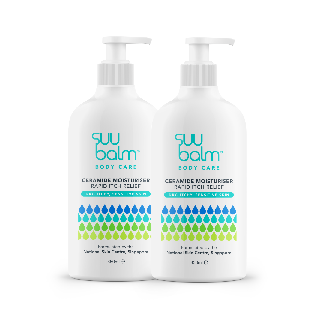 Suu Balm Ceramide Moisturiser (Rapid Itch Relief) Bundle