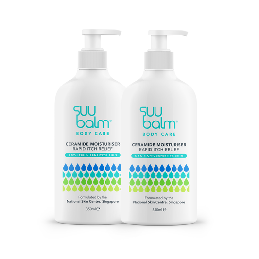 Suu Balm Ceramide Moisturiser (Rapid Itch Relief) Bundle