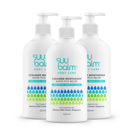 Suu Balm Ceramide Moisturiser (Rapid Itch Relief) Bundle