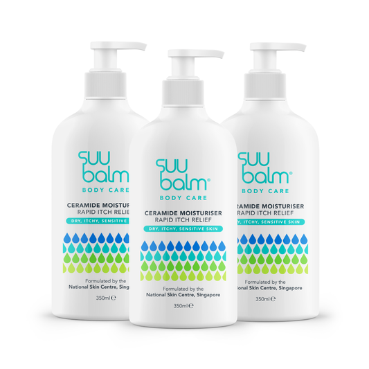 Suu Balm Ceramide Moisturiser (Rapid Itch Relief) Bundle