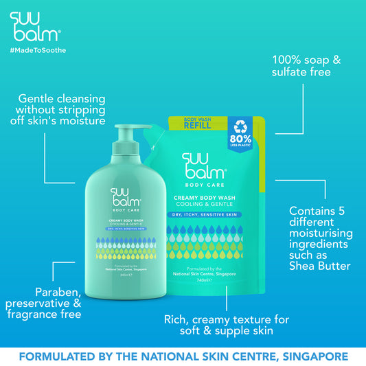 Suu Balm Cleanse and Moisturise from Head-to-Toe Bundle