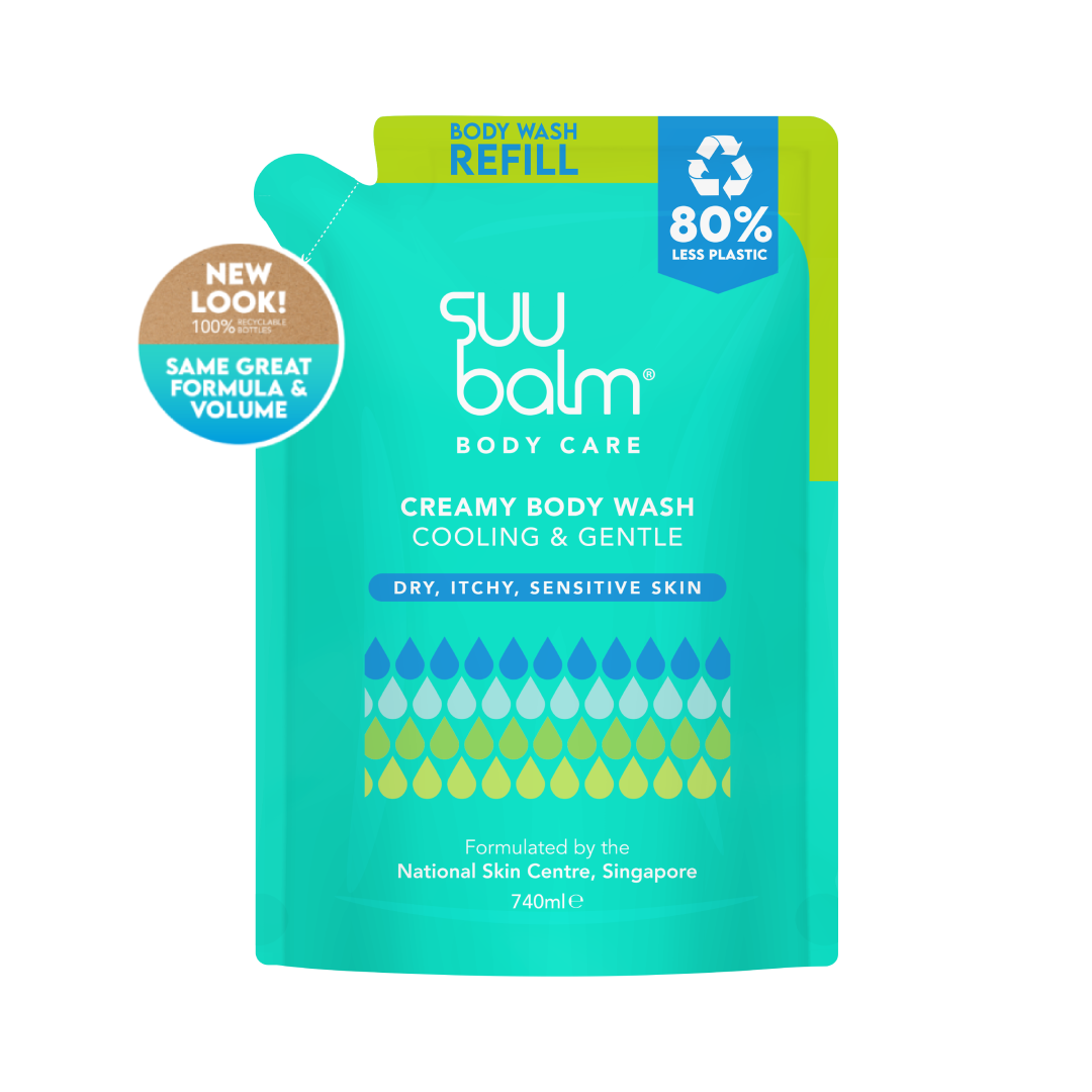 Suu Balm Creamy Body Wash (Cooling & Gentle)
