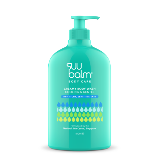 Suu Balm Creamy Body Wash (Cooling & Gentle) 840ml
