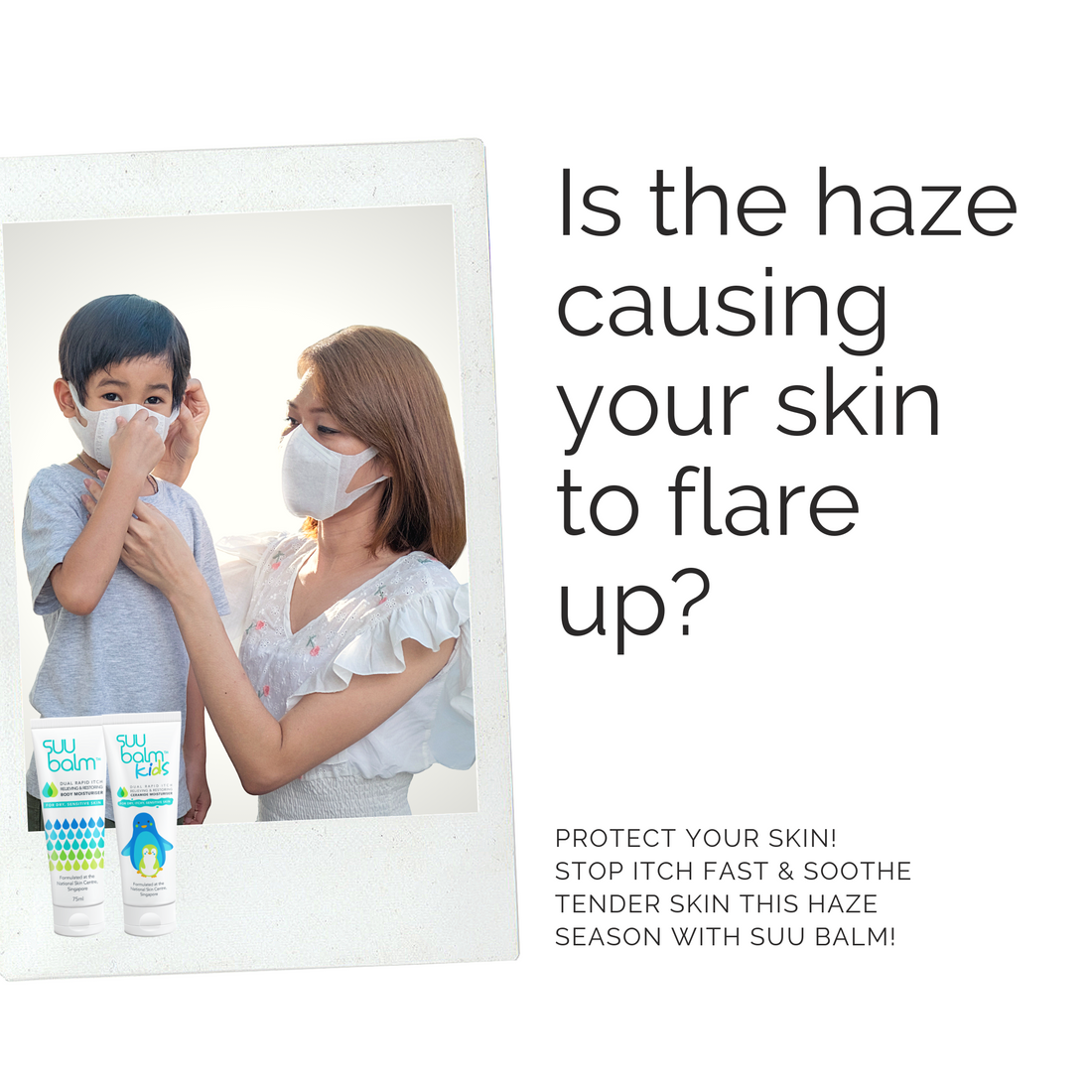 Asian Mommy and Kid Masks - Haze and its Effects on People with Eczema