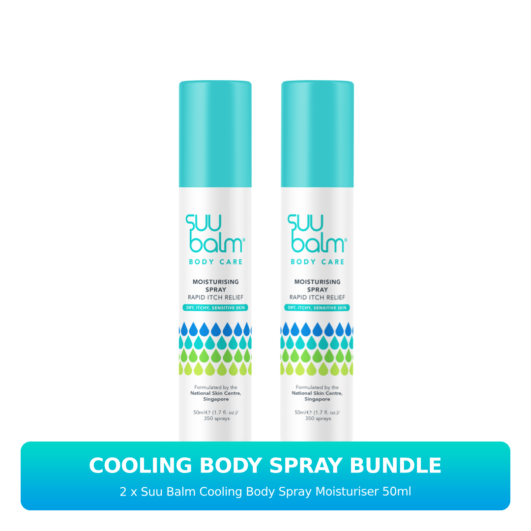 Suu Balm Cooling Body Spray Moisturiser Bundle 2 x 50ml