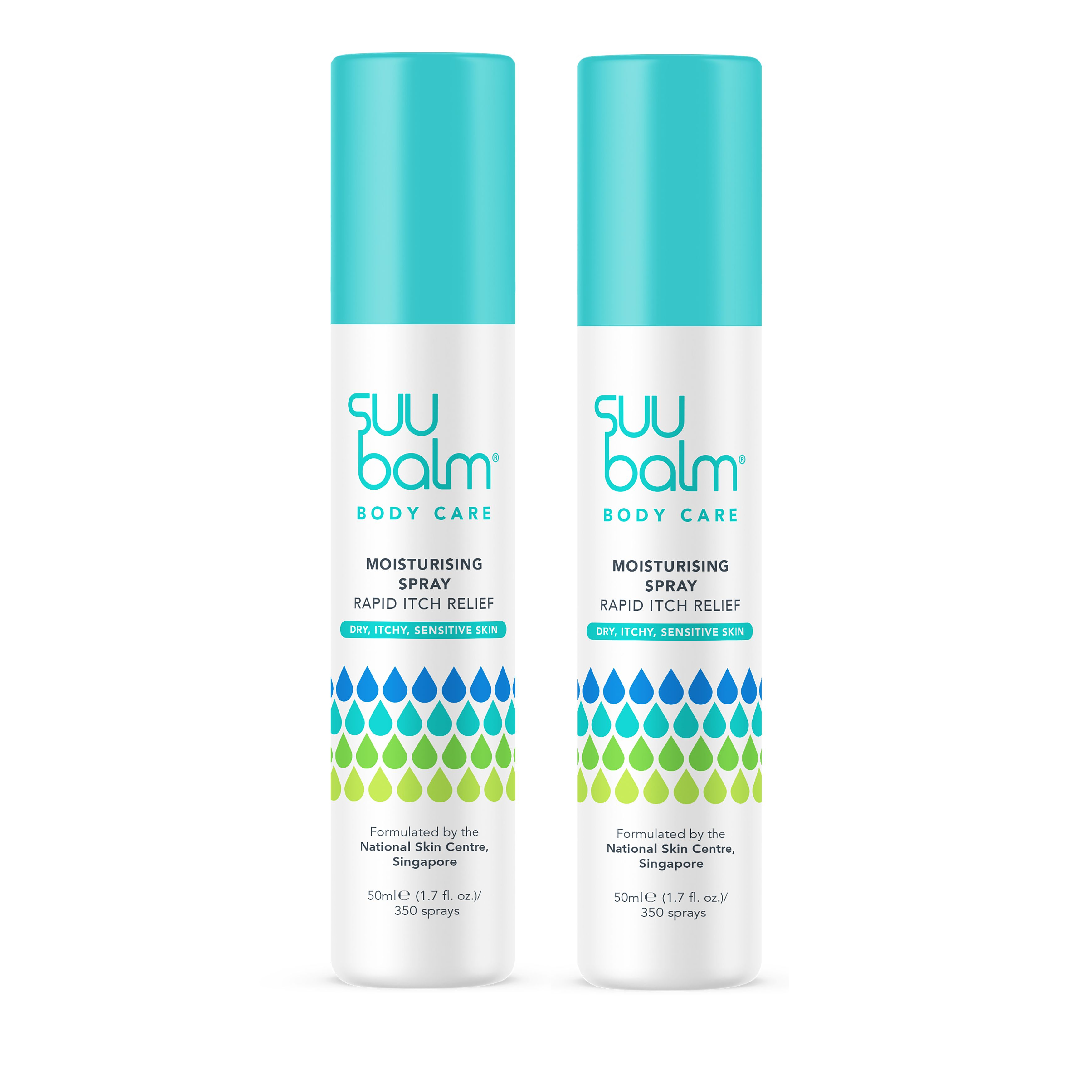 Suu Balm Cooling Body Spray Moisturiser Bundle 2 x 50ml