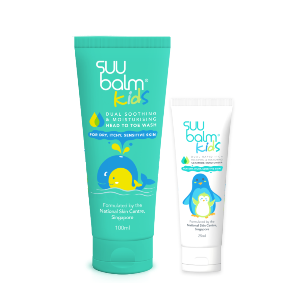 » (GIFT) Suu Balm® Kids Travel Kit (Body Wash 100ml + Moisturiser Cream 25ml)  - Valid for SG orders only (100% off)