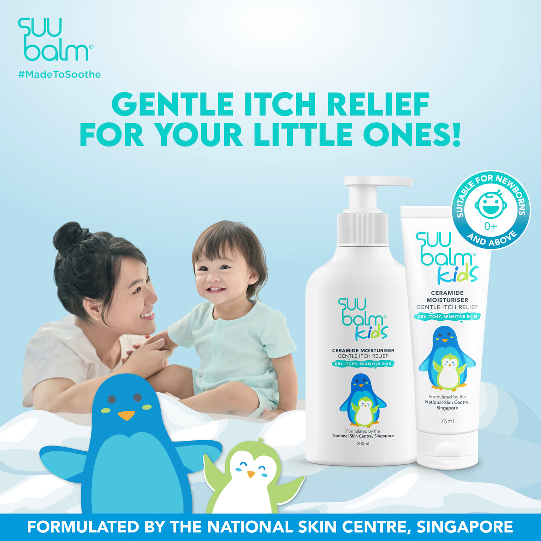 Suu Balm Kids Ceramide Moisturiser (Gentle Itch Relief) Bundle 2 x 200ml