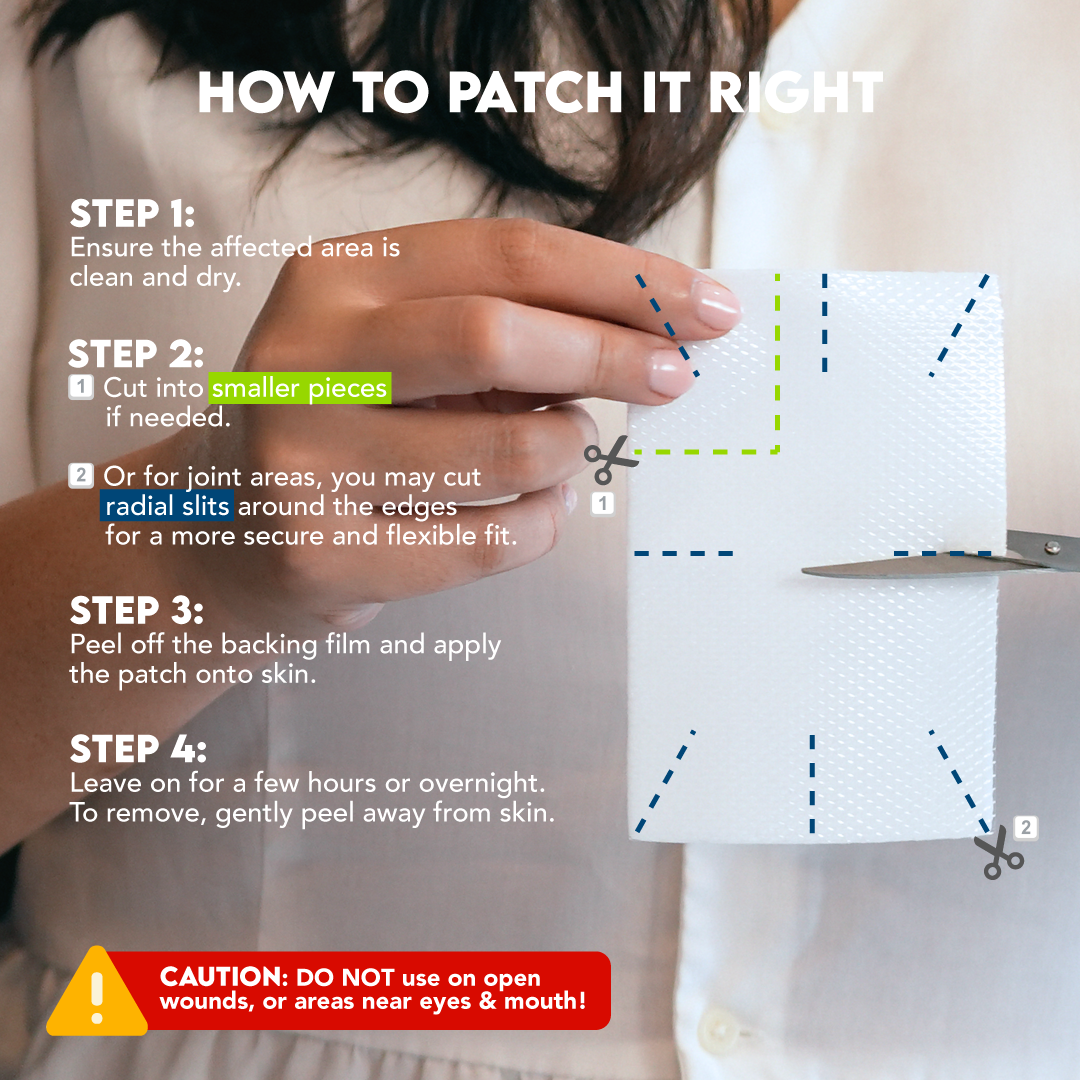 Moisturising Cooling Body Patch