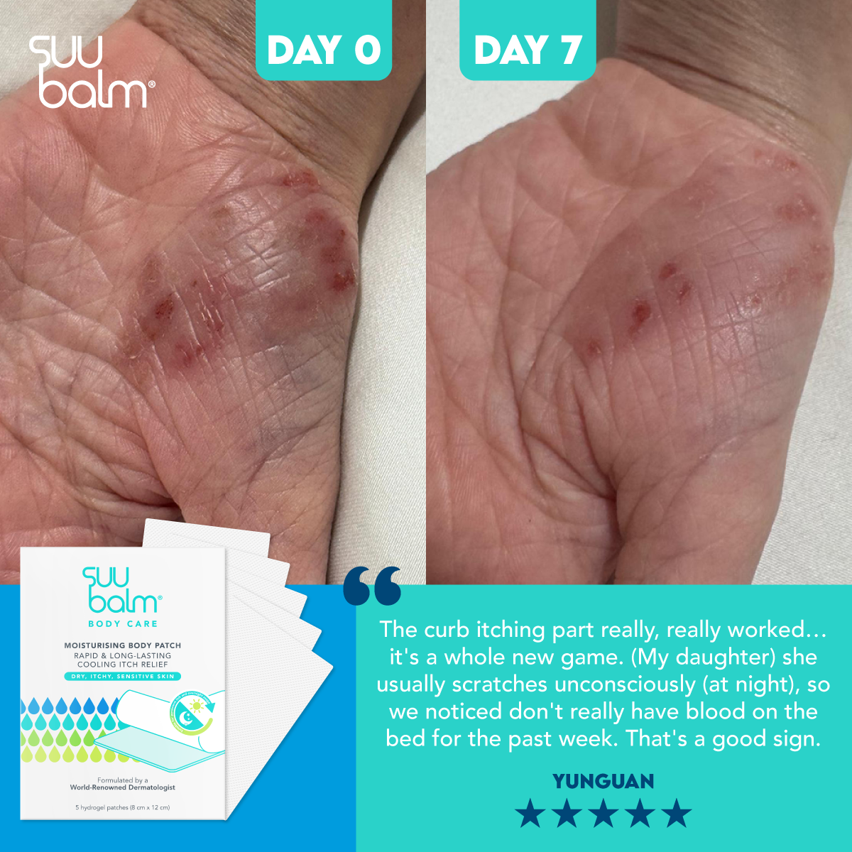 Moisturising Cooling Body Patch