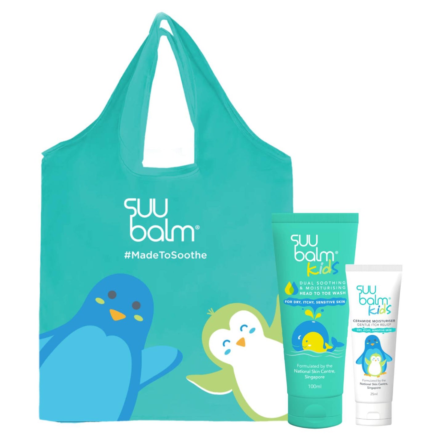 (Gift / Not For Sale) Suu Balm Kids Travel Kit + Recycle Bag - Valid for SG Orders only