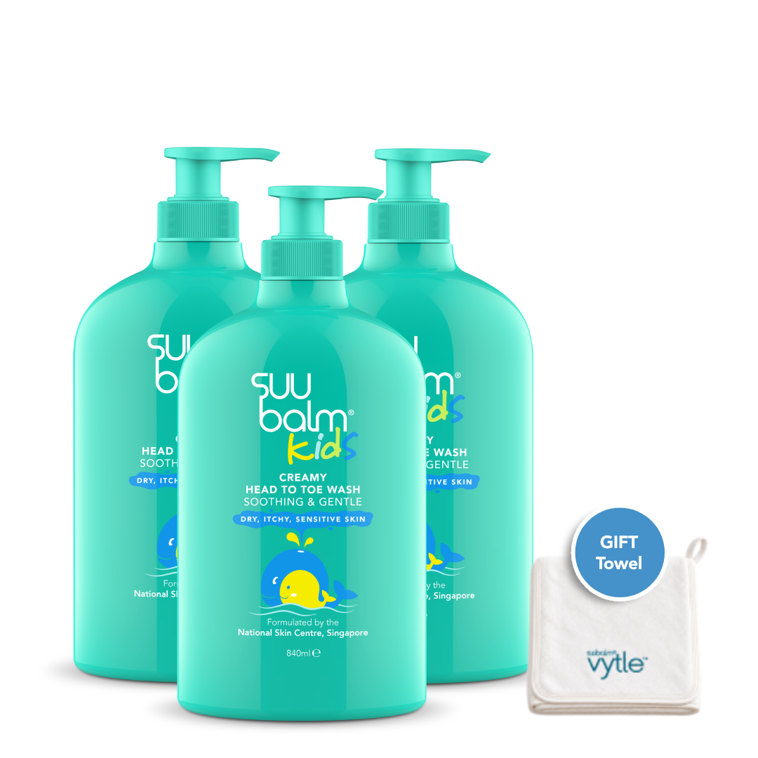 Kids Creamy Head To Toe Wash (Soothing & Gentle) Bundle