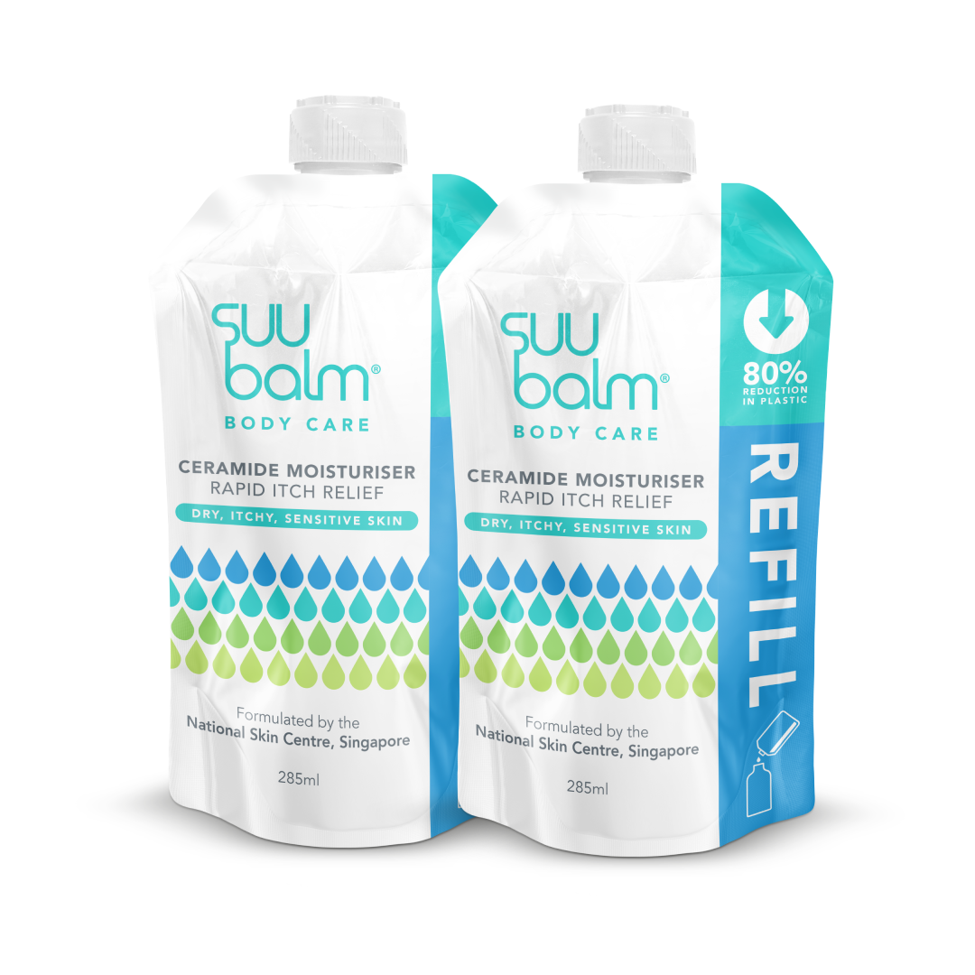 Suu Balm Ceramide Moisturiser (Rapid Itch Relief) Bundle