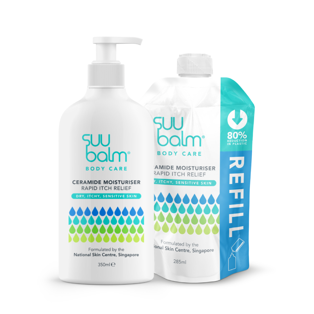 Suu Balm Ceramide Moisturiser (Rapid Itch Relief) Bundle