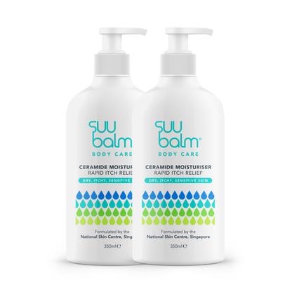 Suu Balm Ceramide Moisturiser (Rapid Itch Relief) Bundle