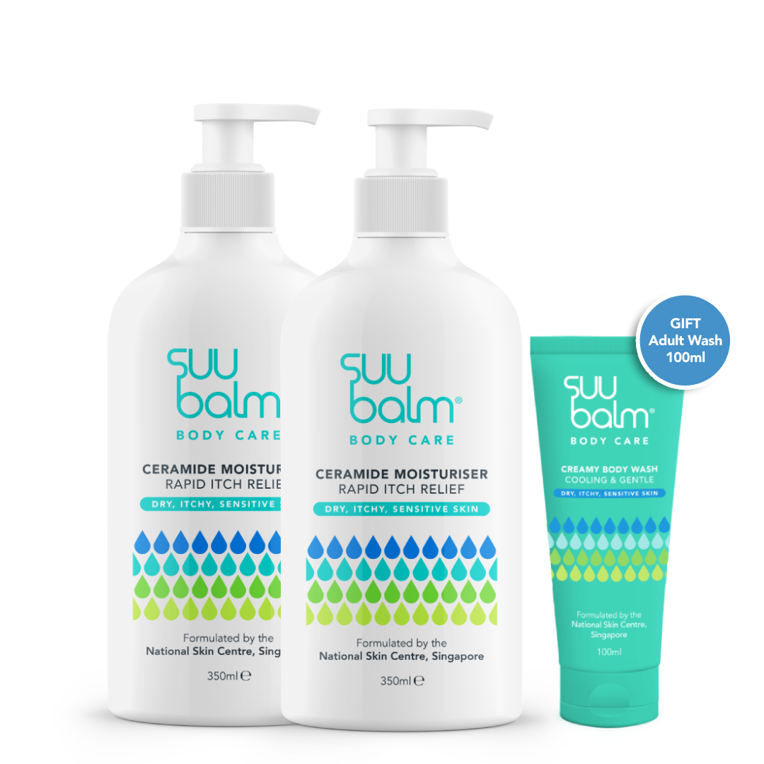 Ceramide Moisturiser (Rapid Itch Relief) Bundle