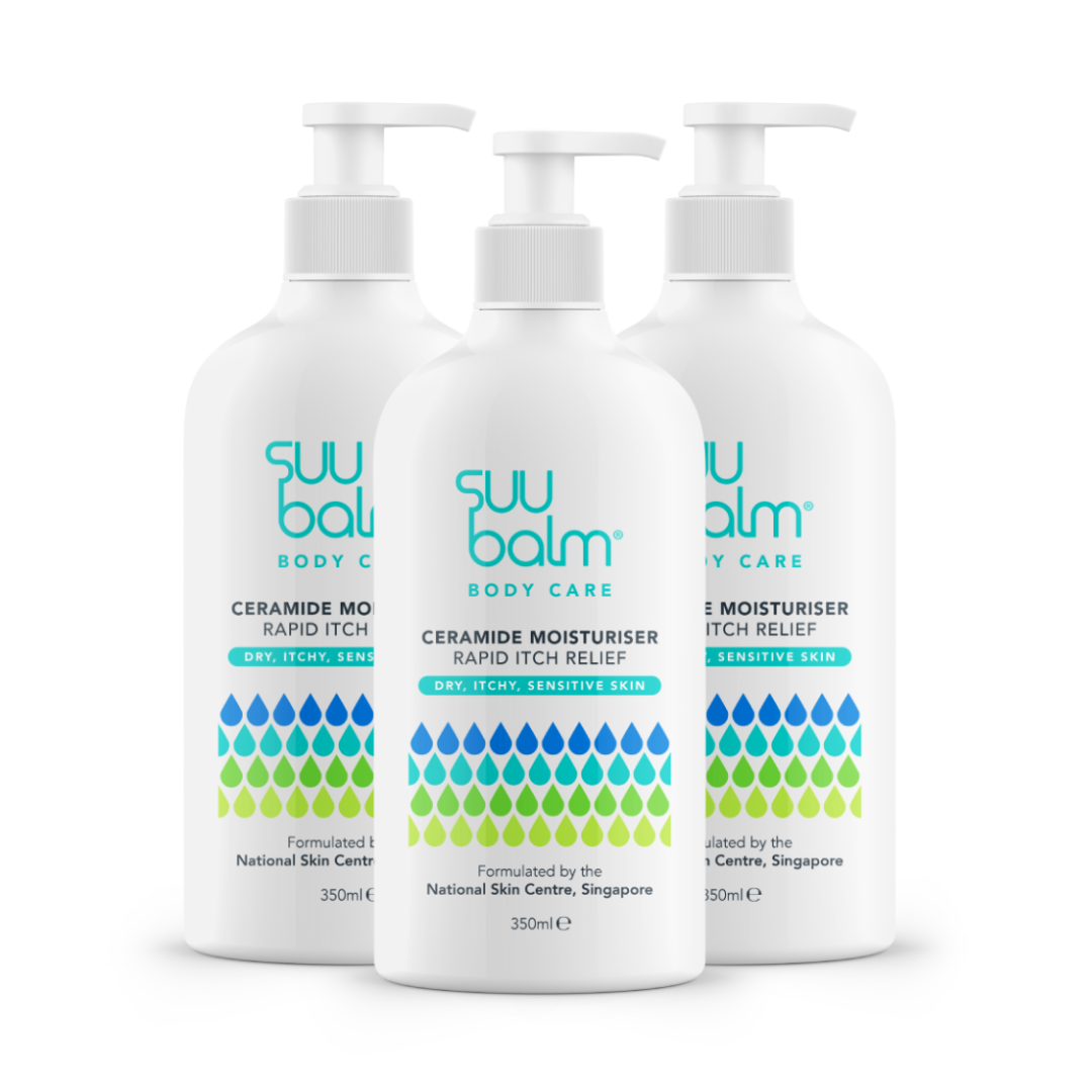 Suu Balm Ceramide Moisturiser (Rapid Itch Relief) Bundle