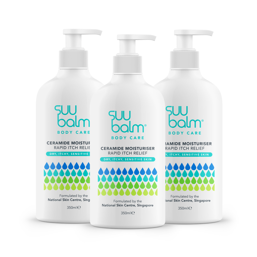 Suu Balm Ceramide Moisturiser (Rapid Itch Relief) Bundle