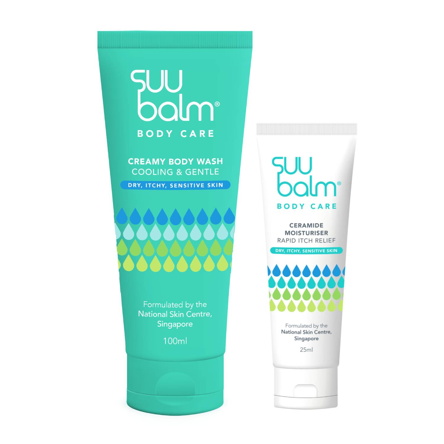 Suu Balm Adult Travel Kit (Body Wash 100ml + Moisturising Cream 25ml)