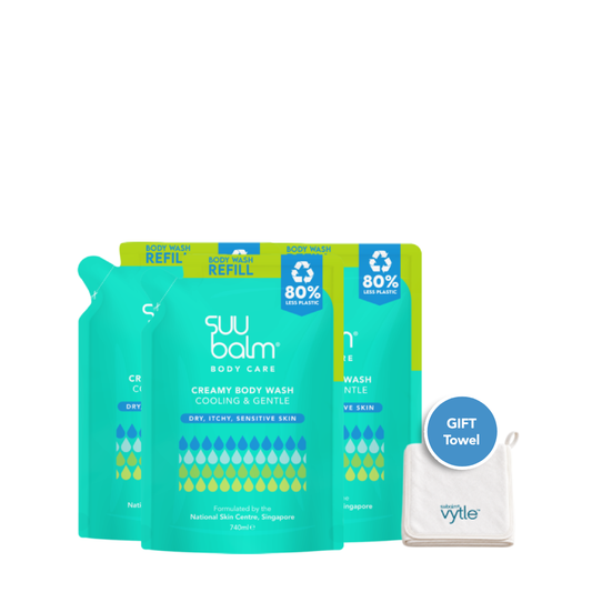 Creamy Body Wash (Cooling & Gentle) Refill Bundle