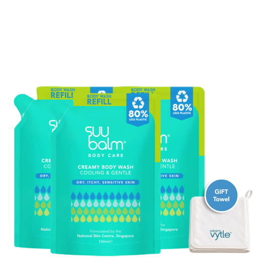 Creamy Body Wash (Cooling & Gentle) Refill Bundle