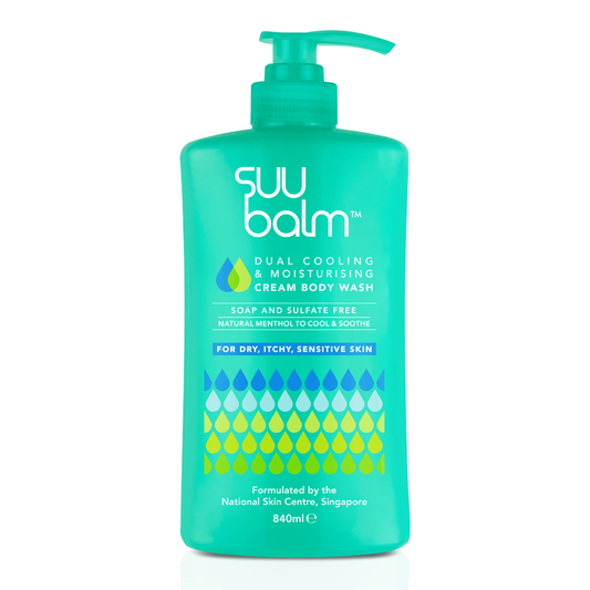 Suu Balm® Dual Cooling & Moisturising Cream Body Wash