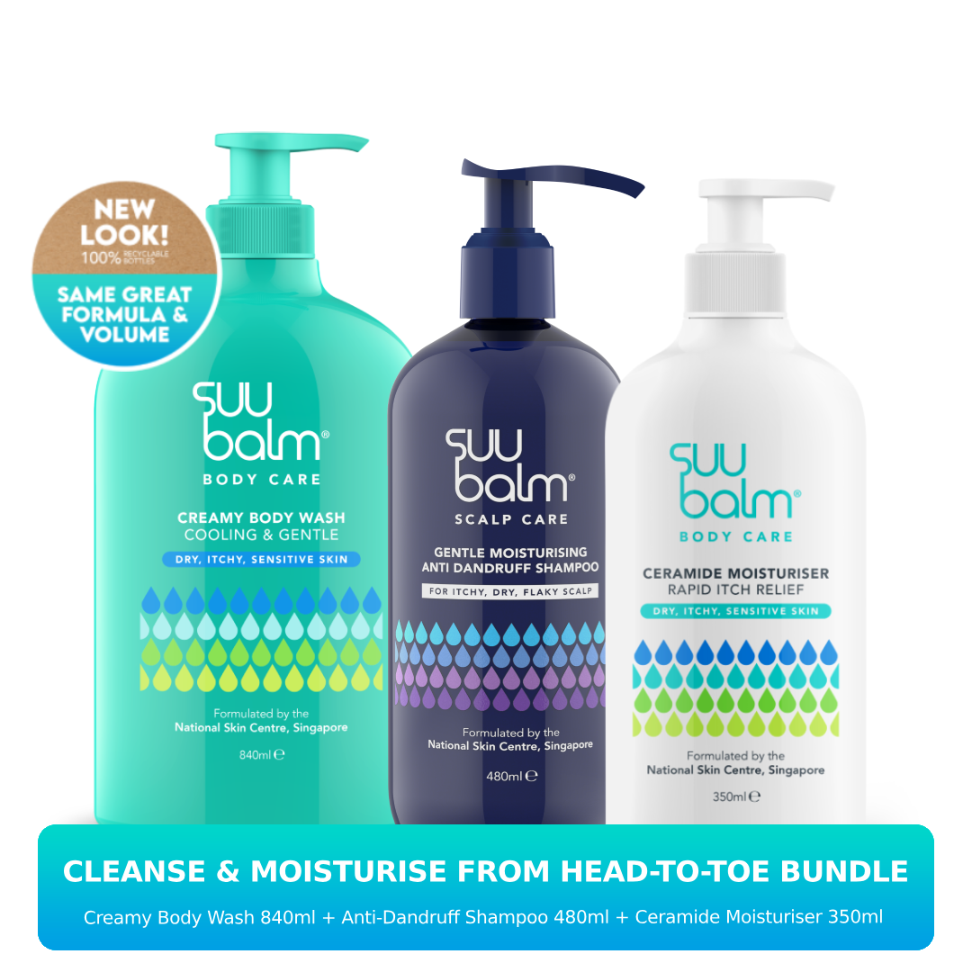 Suu Balm Cleanse and Moisturise from Head-to-Toe Bundle