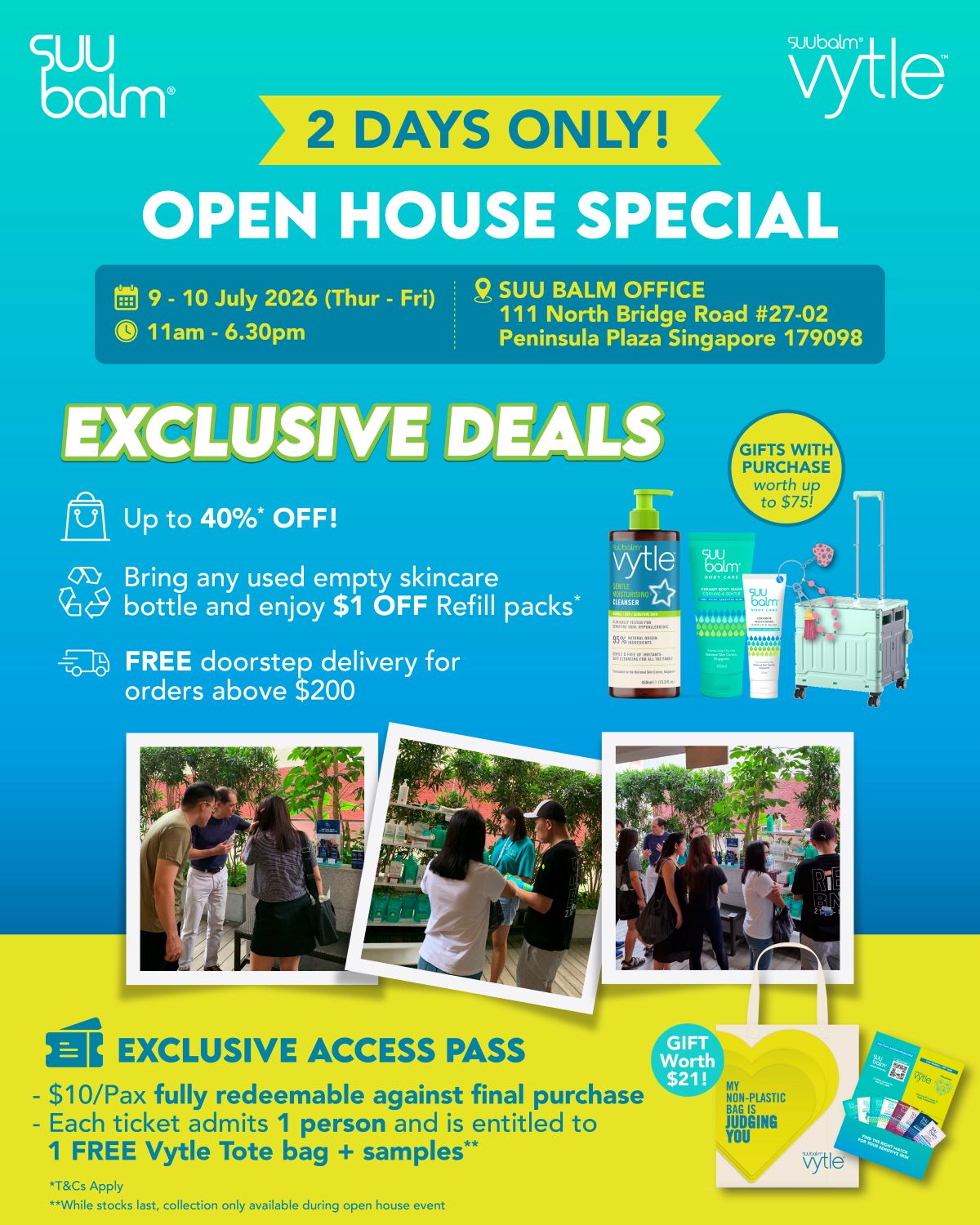 Suu Balm Open House Special Ticket