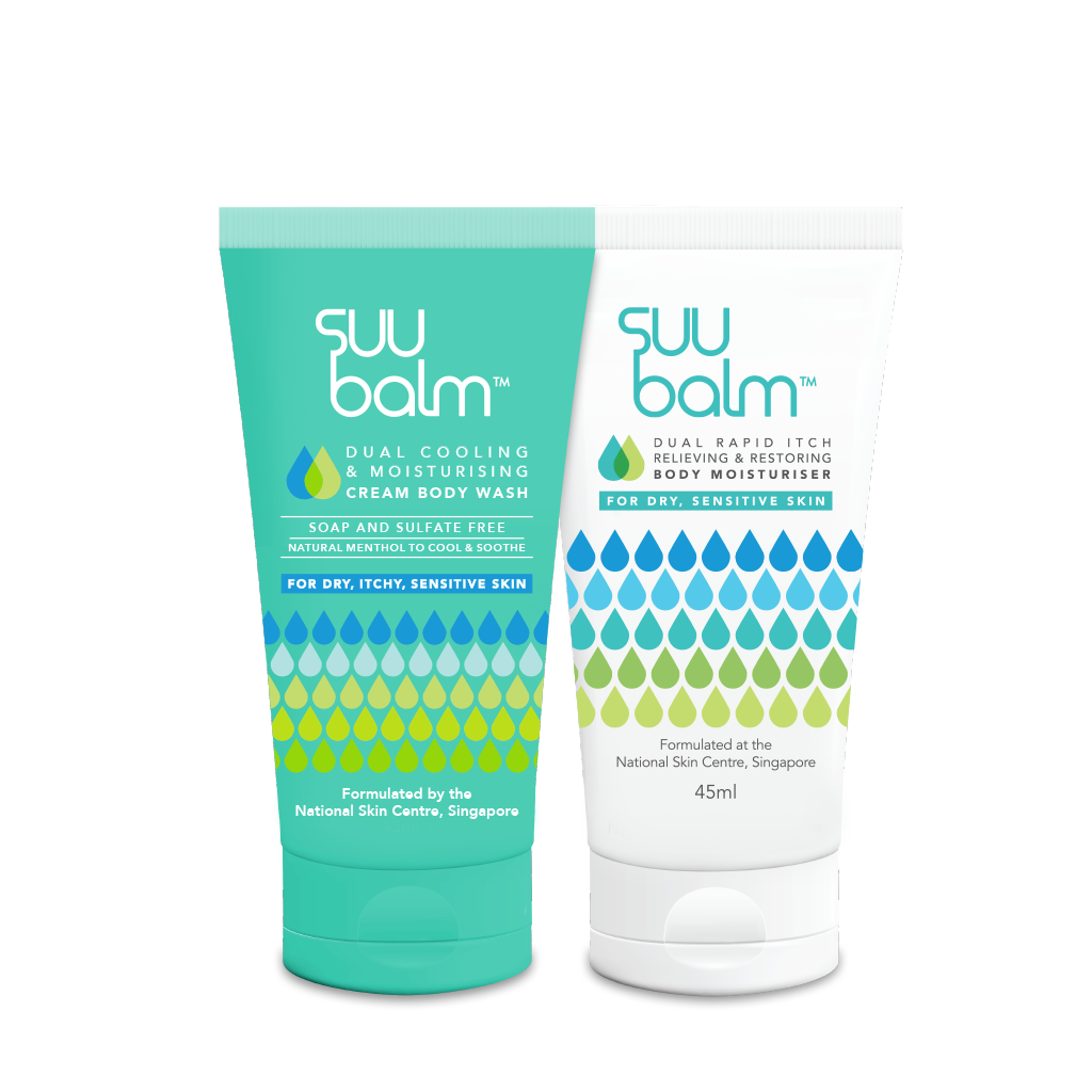 Suu Balm Adult Starter Kit (Body Wash 45ml + Moisturising Cream 45ml)
