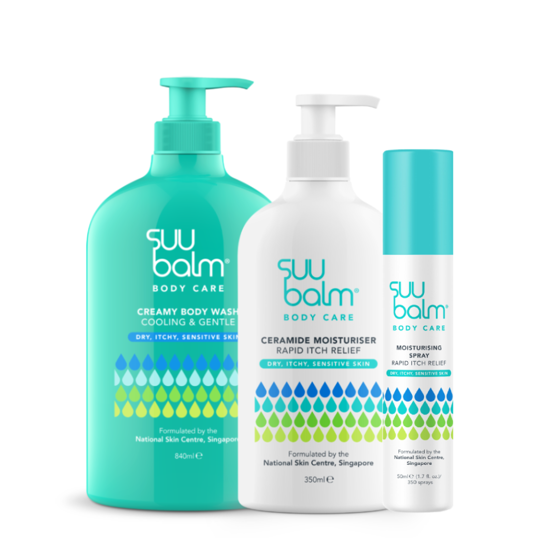 Suu Balm Adult Rapid Itch Relief Body Care Bundle