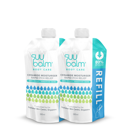 Suu Balm 神经酰胺保湿霜 快速止痒套装 2x285ml