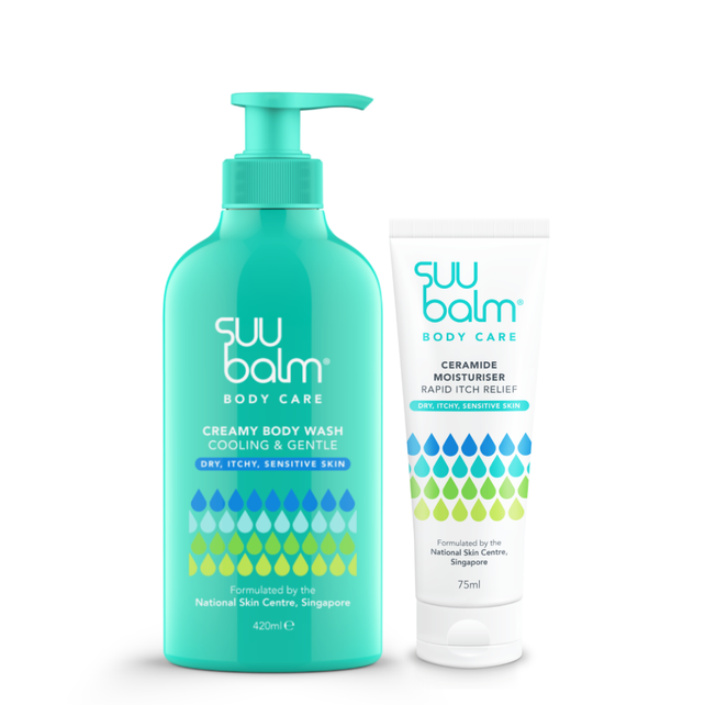 Suu Balm 洁面保湿套装 420毫升 + 75毫升