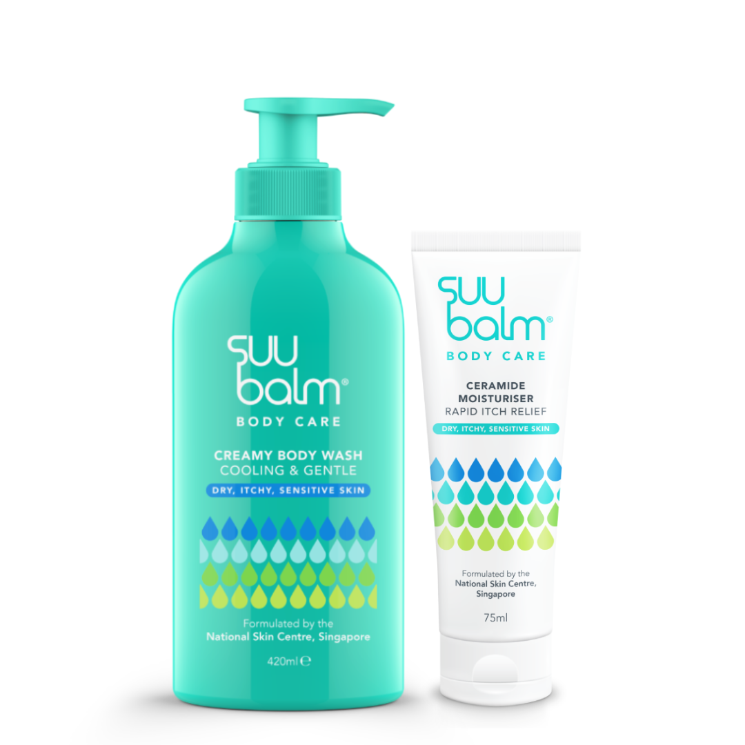 Suu Balm 洁面保湿套装 420毫升 + 75毫升
