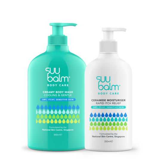 Suu Balm Cleanse and Moisturise Bundle 840ml + 350ml