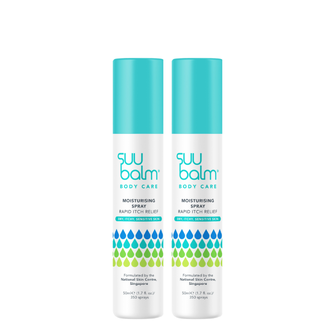 Suu Balm Cooling Body Spray Moisturiser Bundle 2x50ml