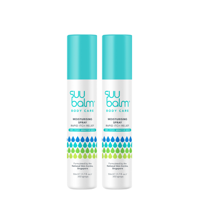 Suu Balm 清凉身体喷雾保湿套装 2x50ml