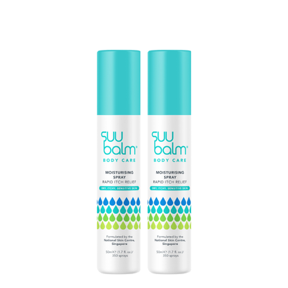 Suu Balm 清凉身体喷雾保湿套装 2x50ml