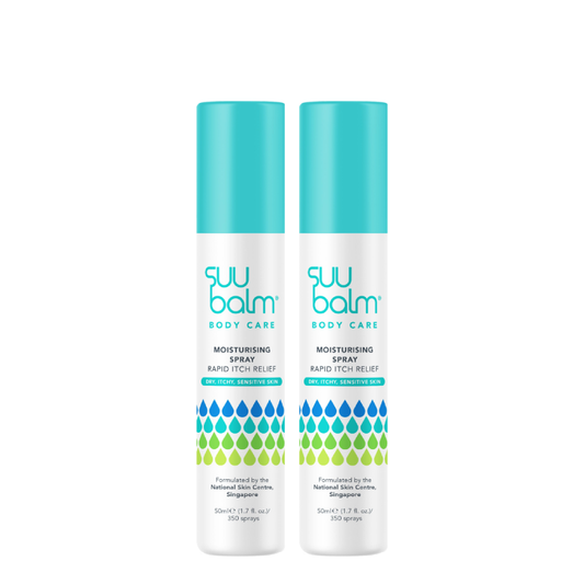 Suu Balm Cooling Body Spray Moisturiser Bundle 2x50ml