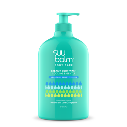 Suu Balm Creamy Body Wash (Cooling & Gentle) 840ml