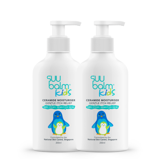 Suu Balm Kids Ceramide Moisturiser (Gentle Itch Relief) Bundle 200mlx2