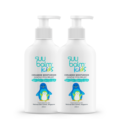 Suu Balm 儿童神经酰胺保湿霜（温和止痒）套装 200ml×2