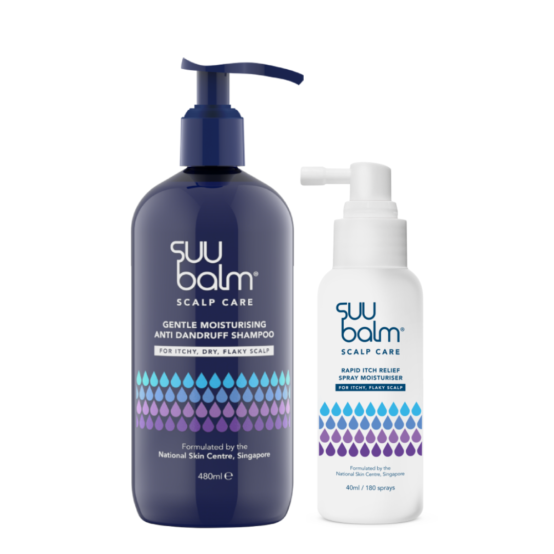 Suu Balm 速效止痒头皮护理双件套 480毫升+40毫升